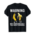 Casual Cotton Funny Banana Print Loose Fit Crew Neck Summer & Beach Outings Made Usa T-Shirts