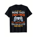 Game Console Crew Neck Short Sleeve Summer Sportswear Ultra Comfortable Lightweight & Versatile Casual Days Made USA T-Shirts