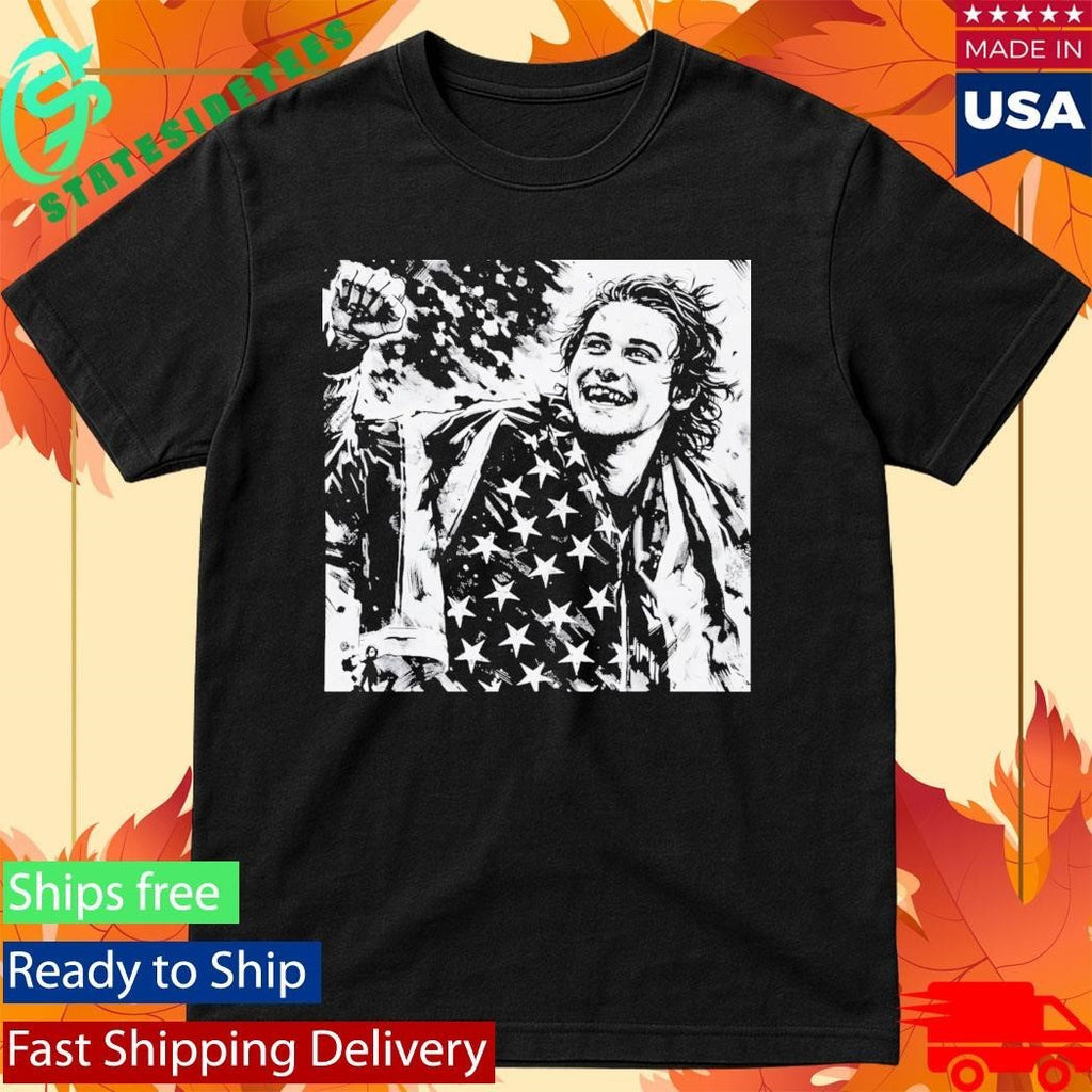 Men’s Hockey Golden Goal Jack Hughes Shirt Unisex , , , Long Sleeve Tee