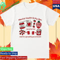 Mental Health Is My Jam And I’m Spreading Awareness Unisex , , , Long Sleeve Tee