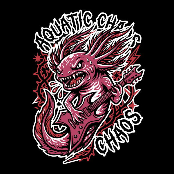 Metal Axolotl Shredding Chaos