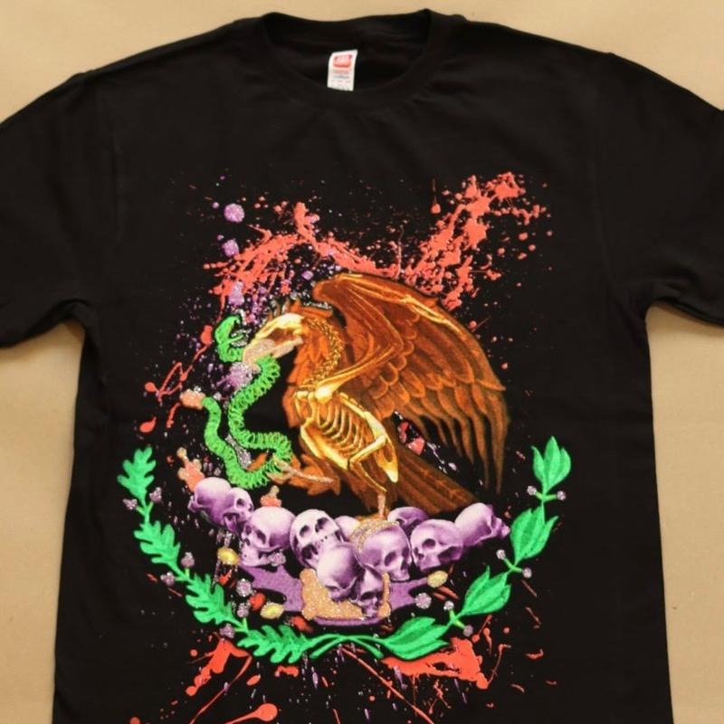 Mexican Shirt Casual Cotton Man Top T-Shirts