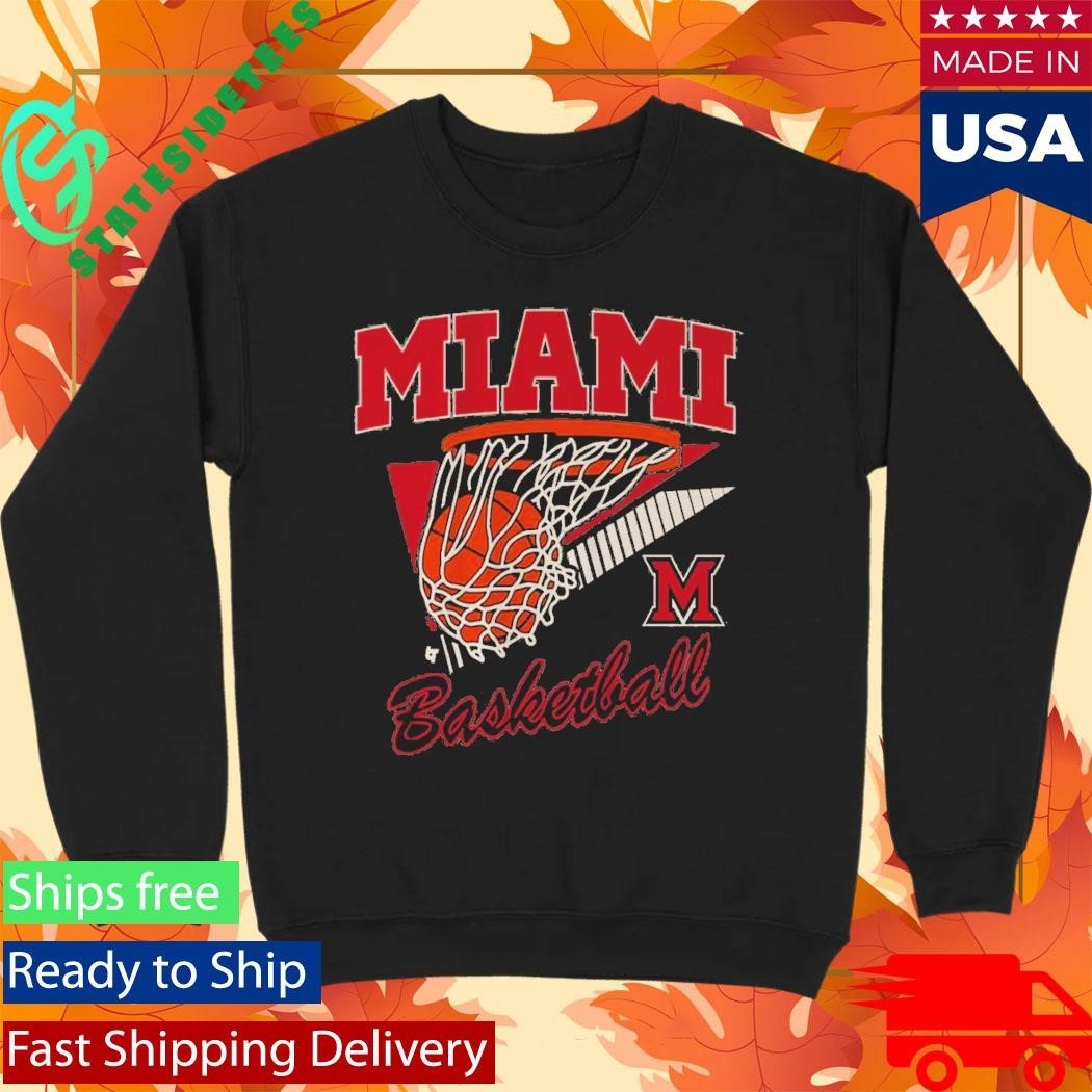 Miami Oh Basketball Retro Swish Shirt Unisex , , , Long Sleeve Tee