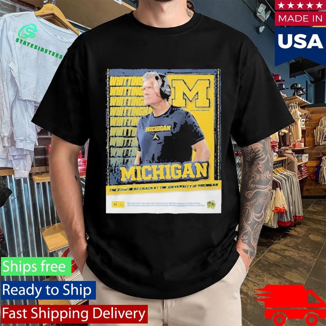 Michigan 22nd Head Coach Kyle Whittingham Shirt Unisex , , , Long Sleeve Tee