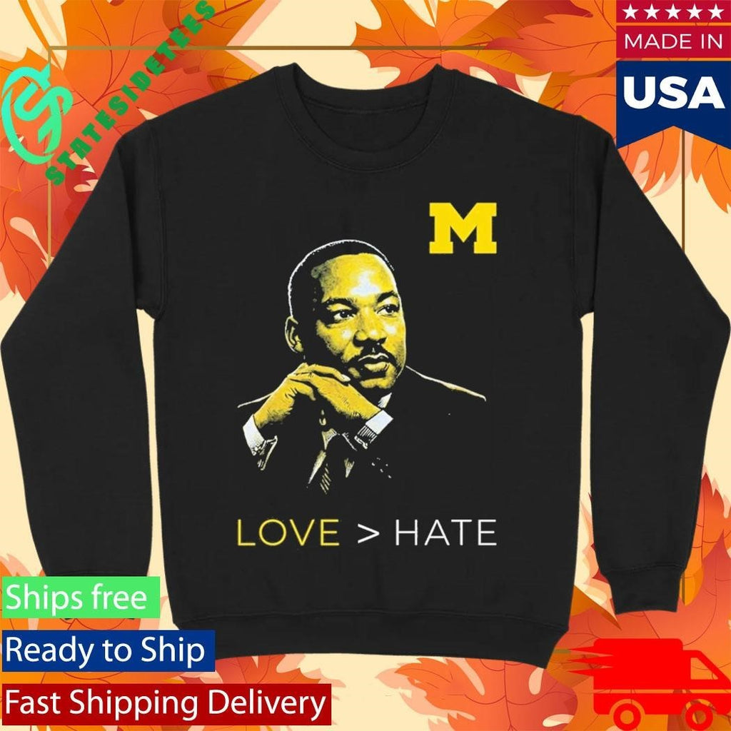 Michigan MLK Day Martin Luther King Jr Shirt Unisex , , , Long Sleeve Tee