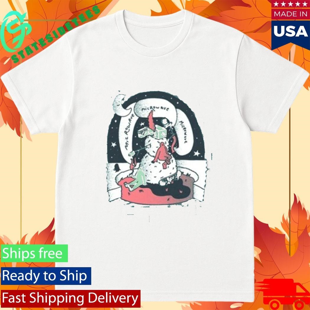 Microwave Snowman Shirt Unisex , , , Long Sleeve Tee