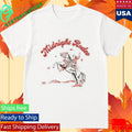Midnight Rodeo Bucking Bronco Ringer Shirt Unisex , , , Long Sleeve Tee