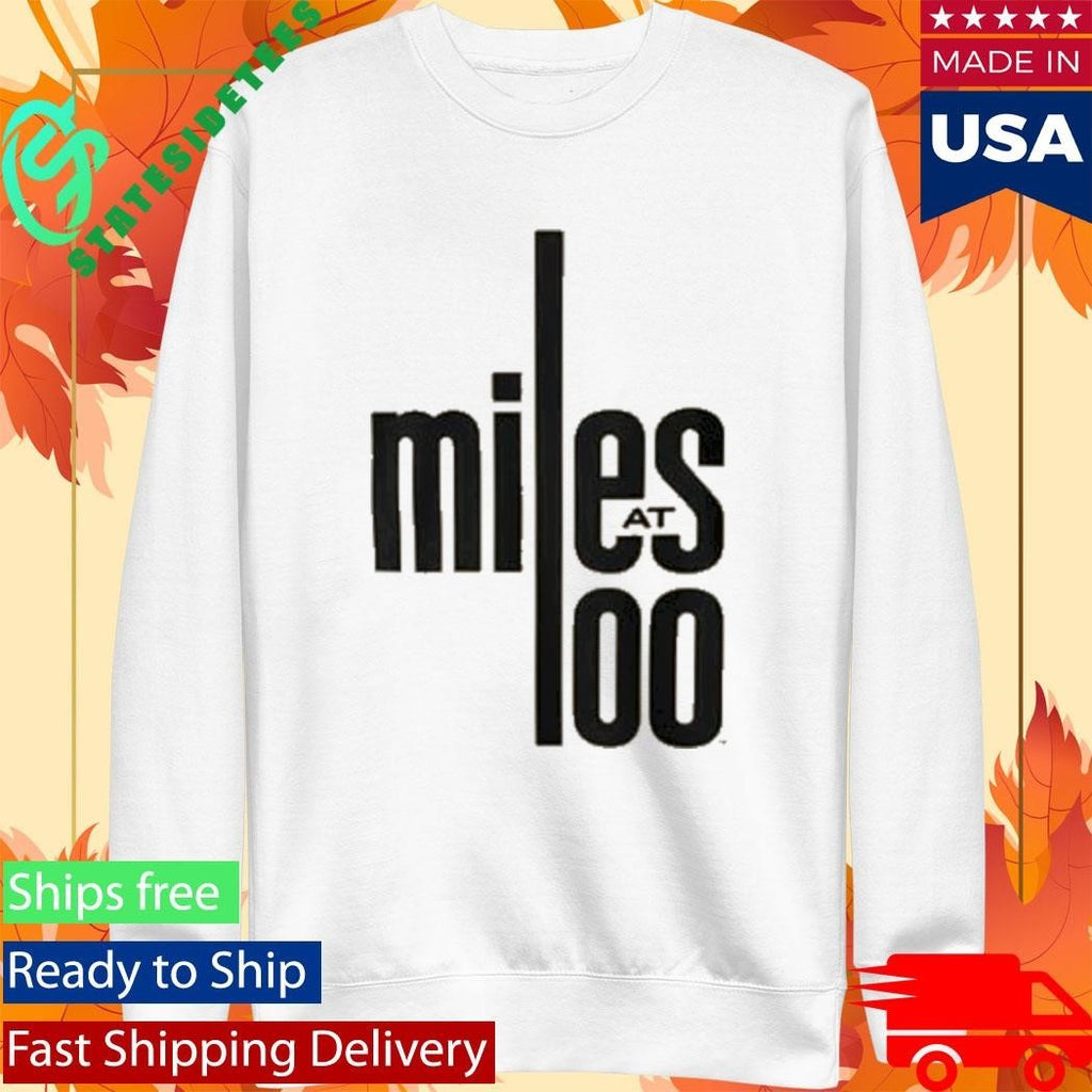 Miles Davis 100 Black Logo Unisex , , , Long Sleeve Tee