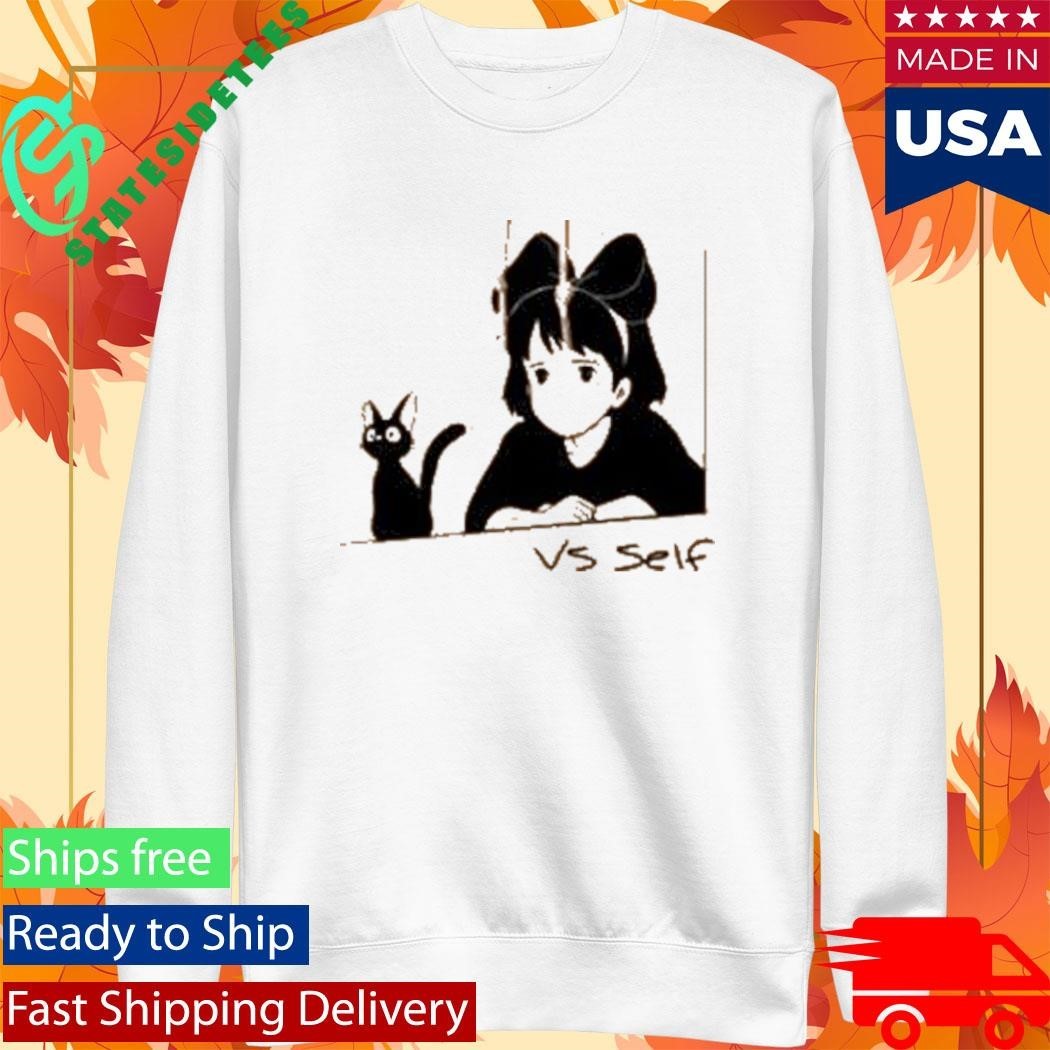 Milkcrate Vs Self Cat Girl Shirt Unisex , , , Long Sleeve Tee