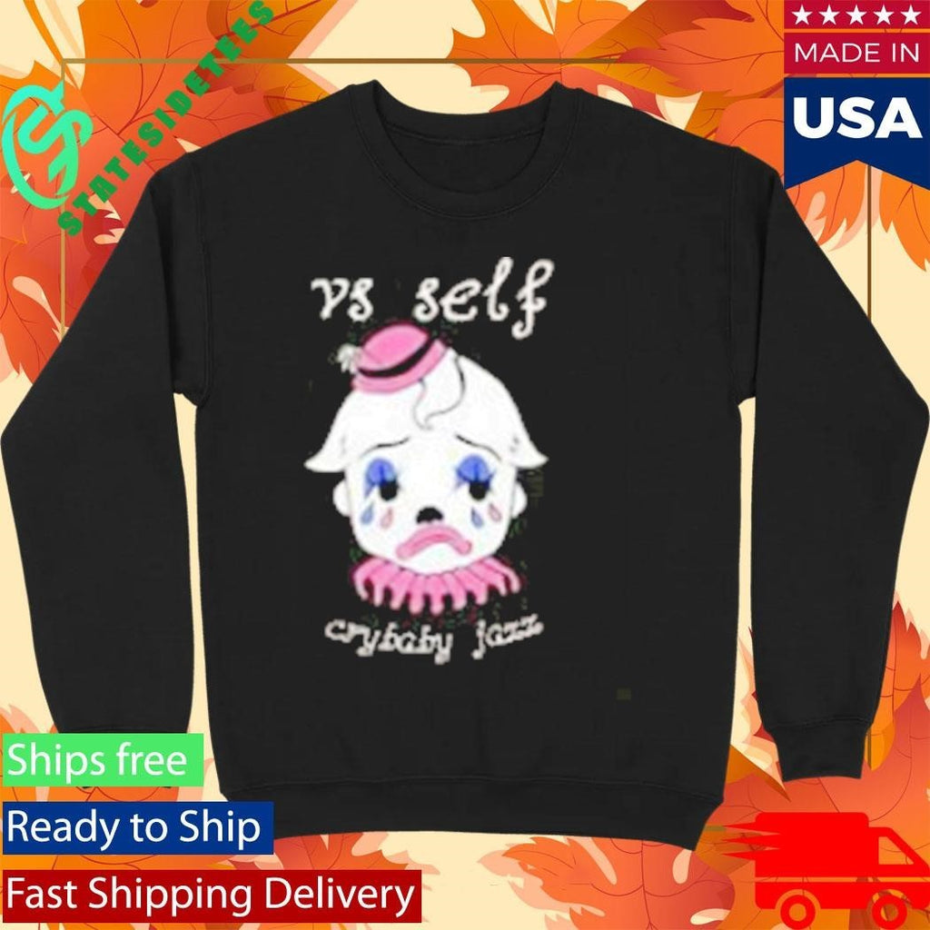 Milkcrate Vs Self Crybaby Jazz Shirt Unisex , , , Long Sleeve Tee