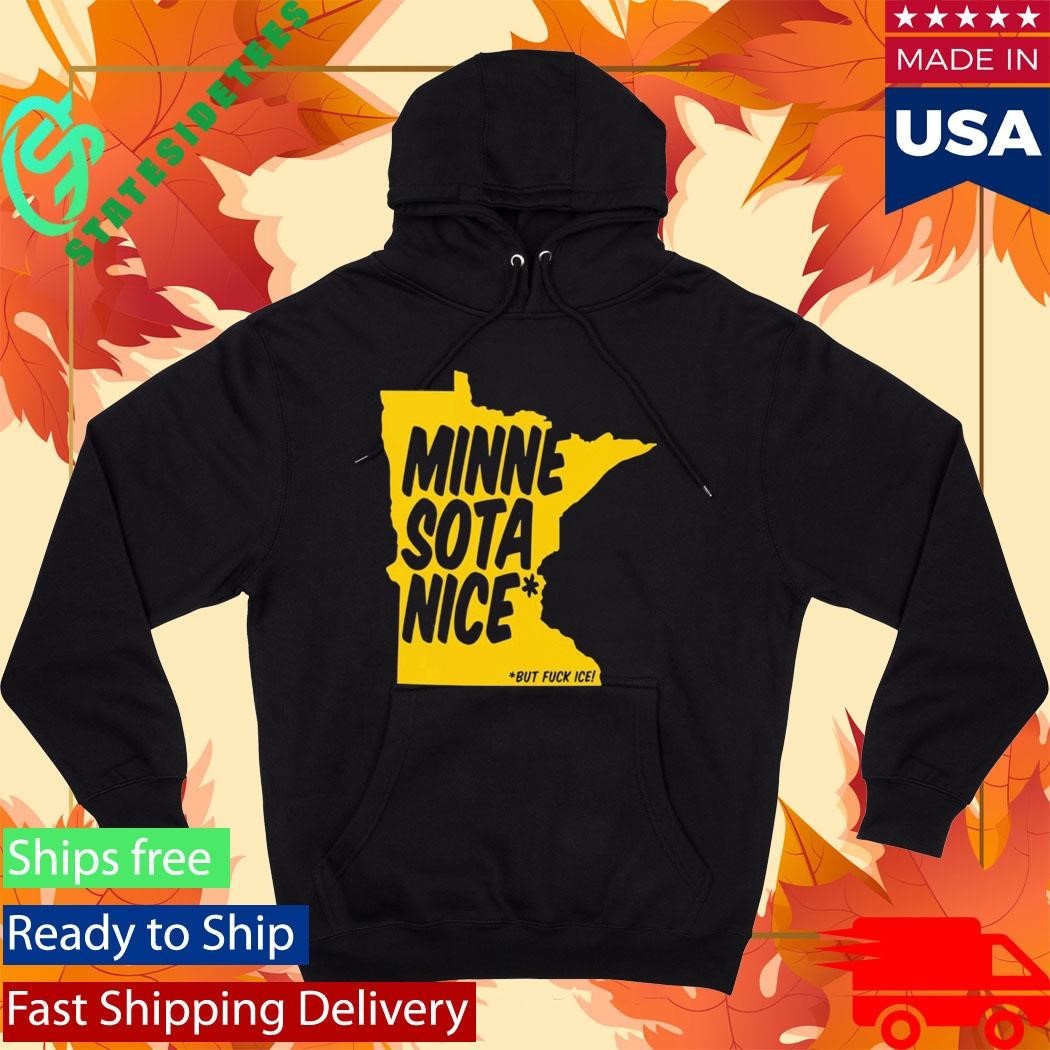 Minnesota Nice But Fuck Ice Unisex , , , Long Sleeve Tee