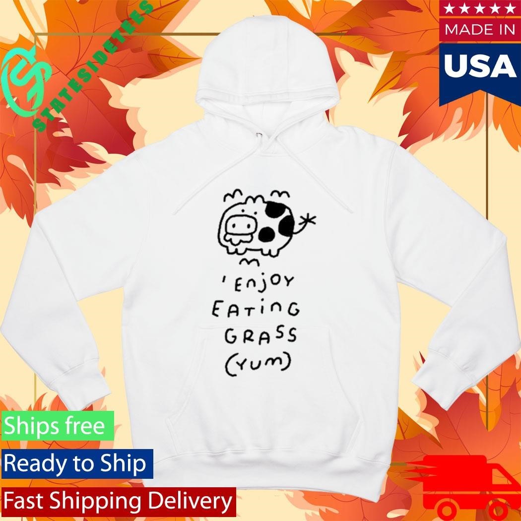 Momodraws Enjoy Eating Grass Yum Shirt Unisex , , , Long Sleeve Tee