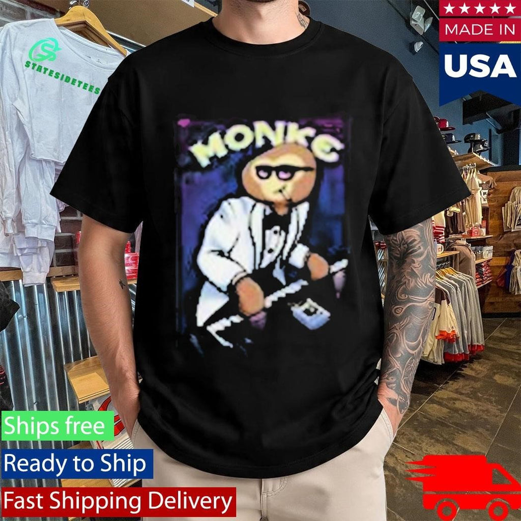 Monke Piano Monke Shirt Unisex , , , Long Sleeve Tee