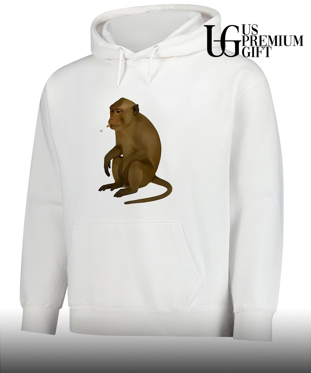 Monkey smoking cigarette meme shirt