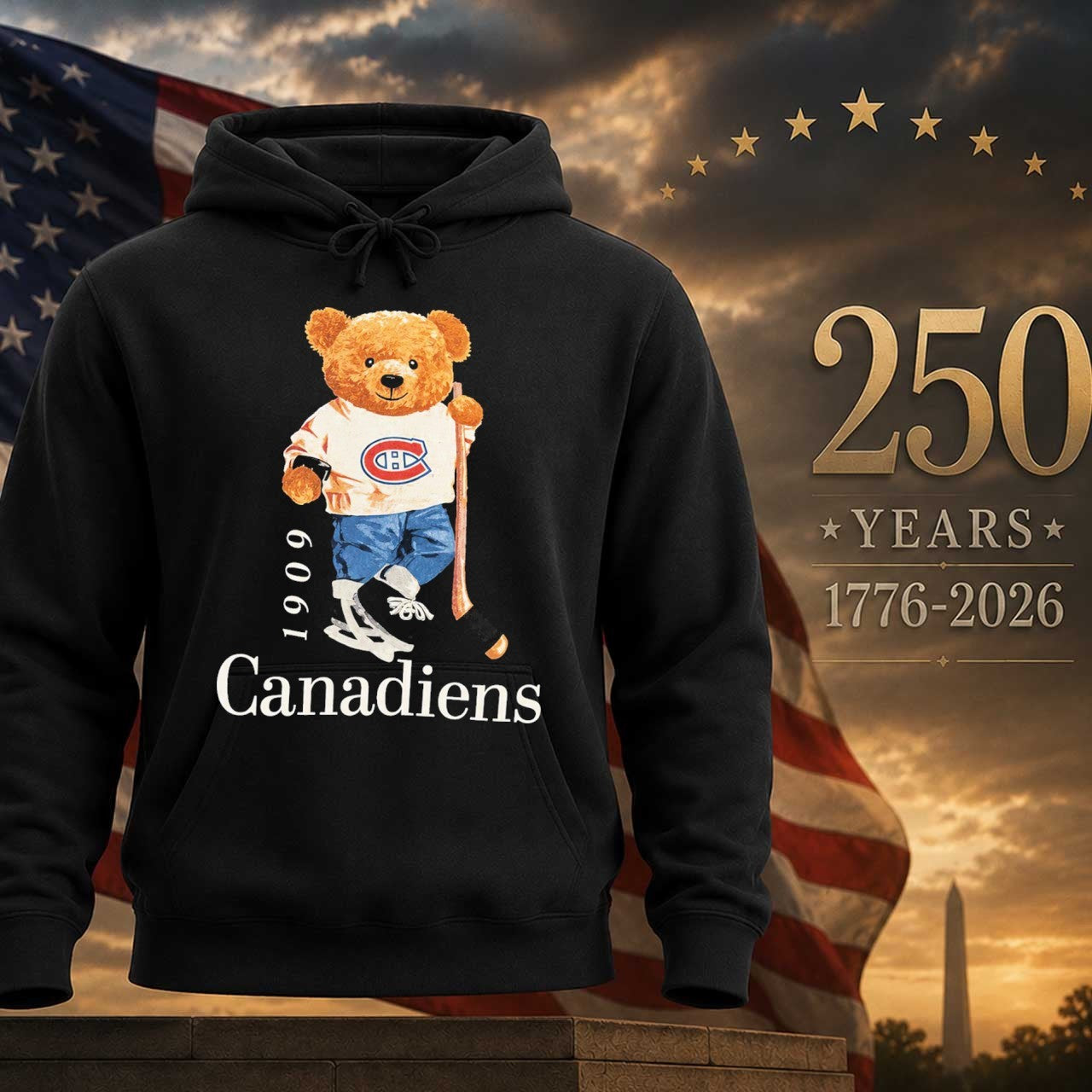 Montreal Canadiens 1909 Bear Shirt