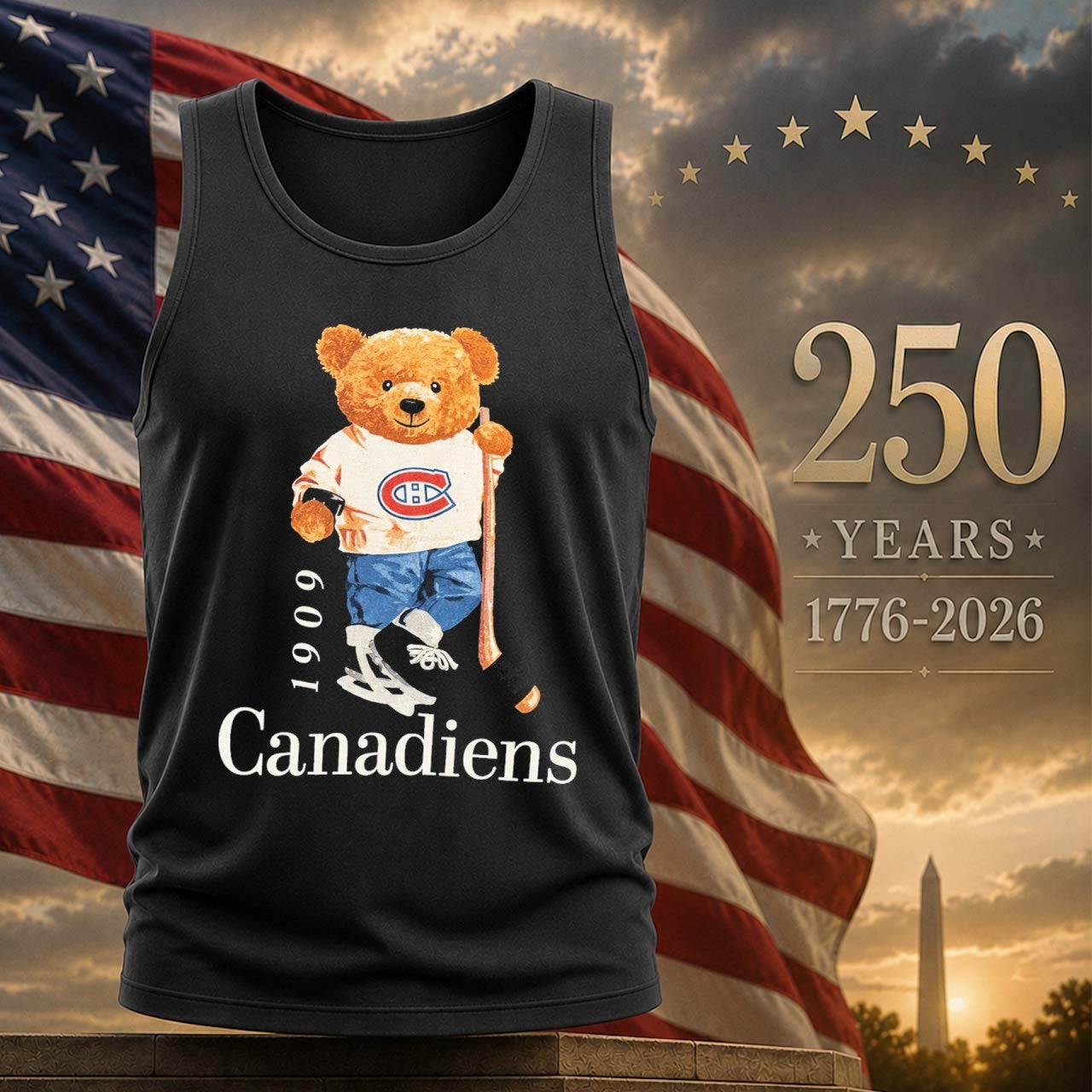 Montreal Canadiens 1909 Bear Shirt