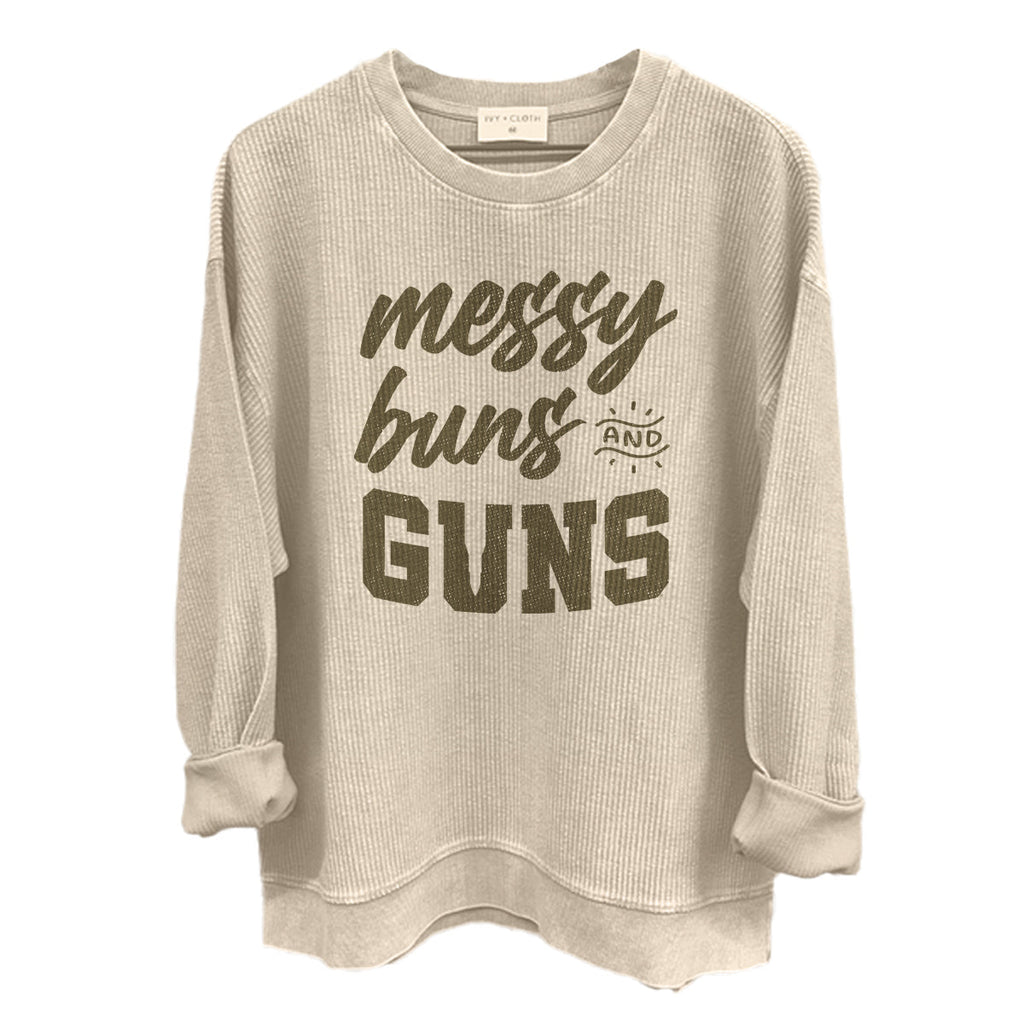 Messy Buns Guns T-Shirts