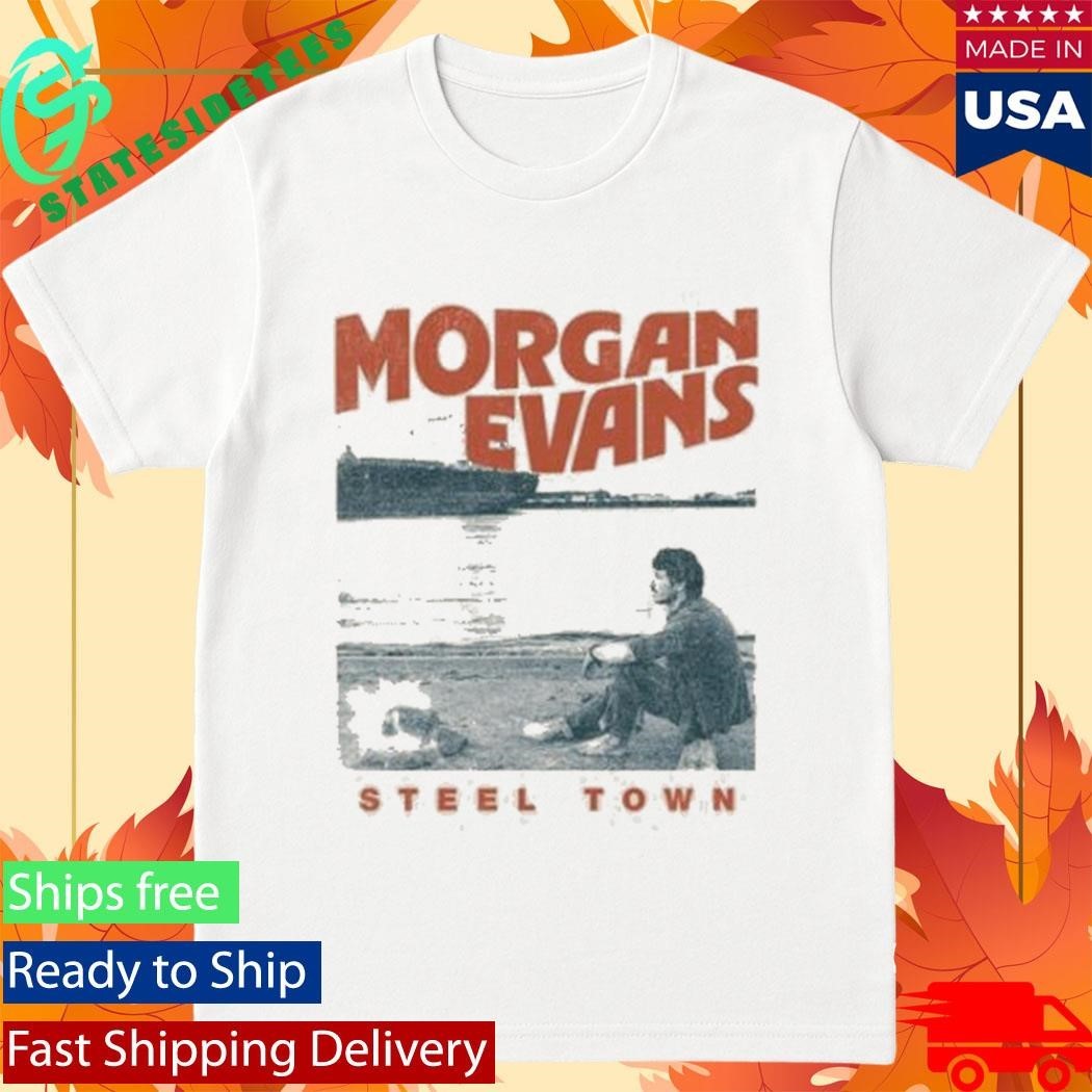 Morgan Evans Steel Town Sunset Rose Shirt Unisex , , , Long Sleeve Tee
