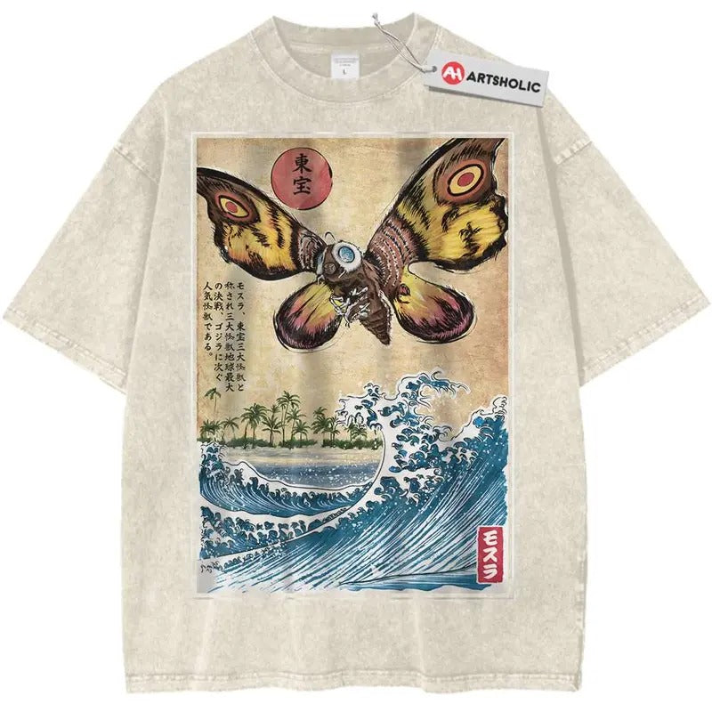 Mothra Shirt Godzilla Shirt Movie Shirt Vintage T-Shirts