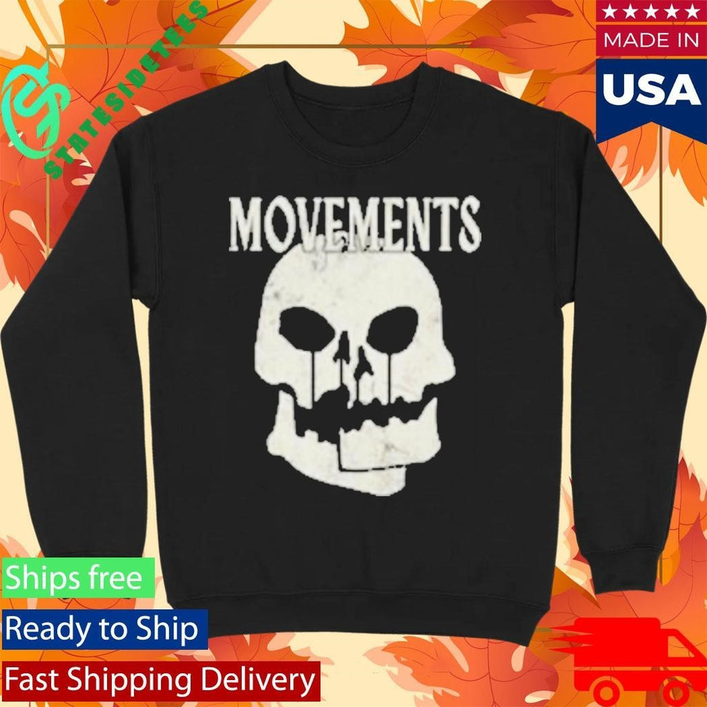 Movements Afraid To Die Skull Shirt Unisex , , , Long Sleeve Tee