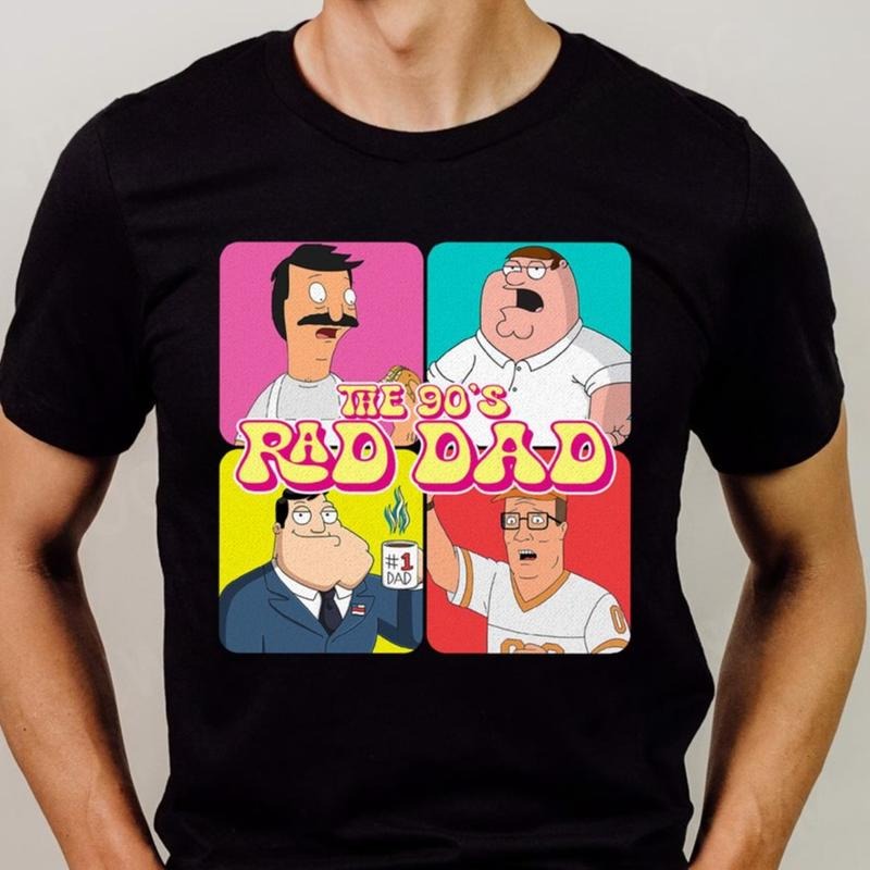 Movie Rad Dad Shirt Bob Belcher Bob Burger Shirt Peter Griffin Family Guy Shirt Best Dad Bobs Hollywood Shirt T-Shirts