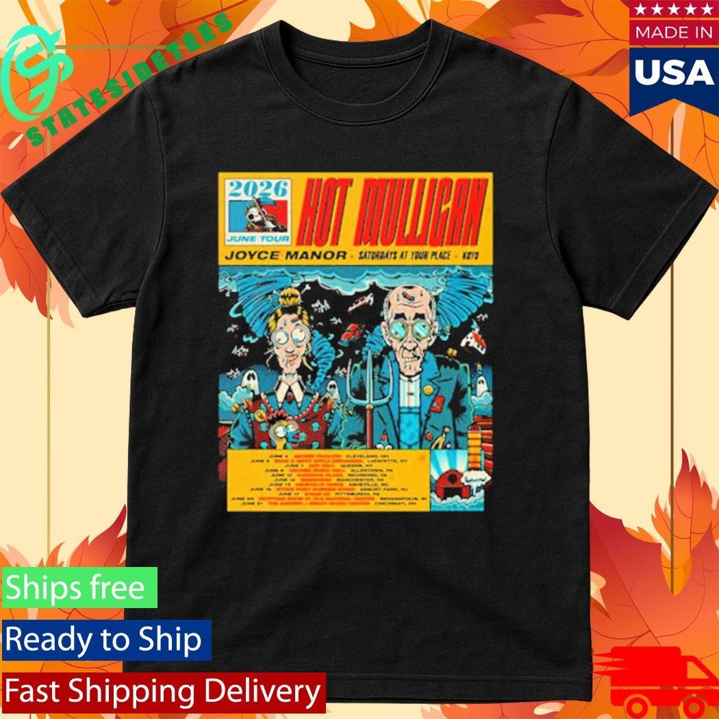 Mulligan 2026 June Tour Schedule Tour Dates Art By Dr Juanpa Shirt Unisex , , , Long Sleeve Tee