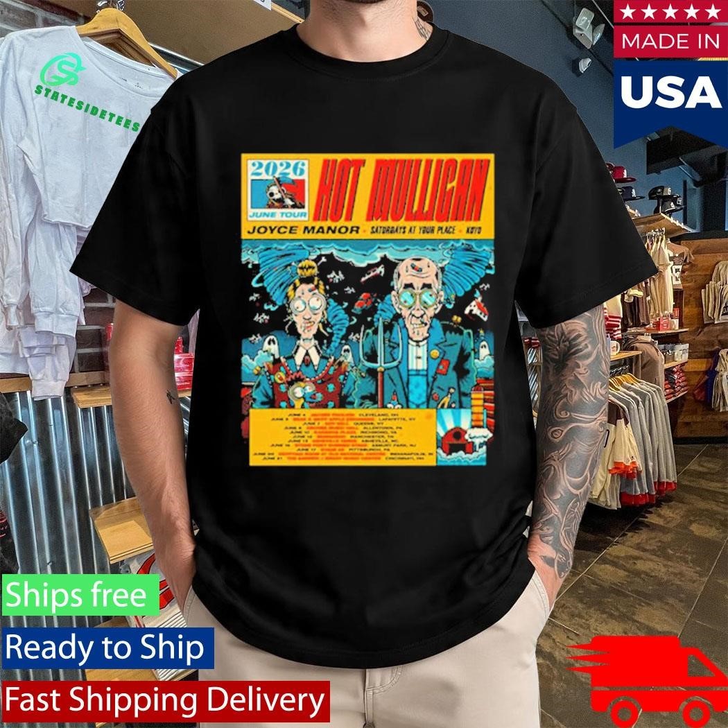 Mulligan 2026 June Tour Schedule Tour Dates Art By Dr Juanpa Shirt Unisex , , , Long Sleeve Tee