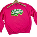 Multi Green Chenille Lucky Patch T-Shirts