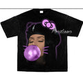 Music Big Face Cute Mariah TS Shirt Purple Bubble Gum T-Shirts