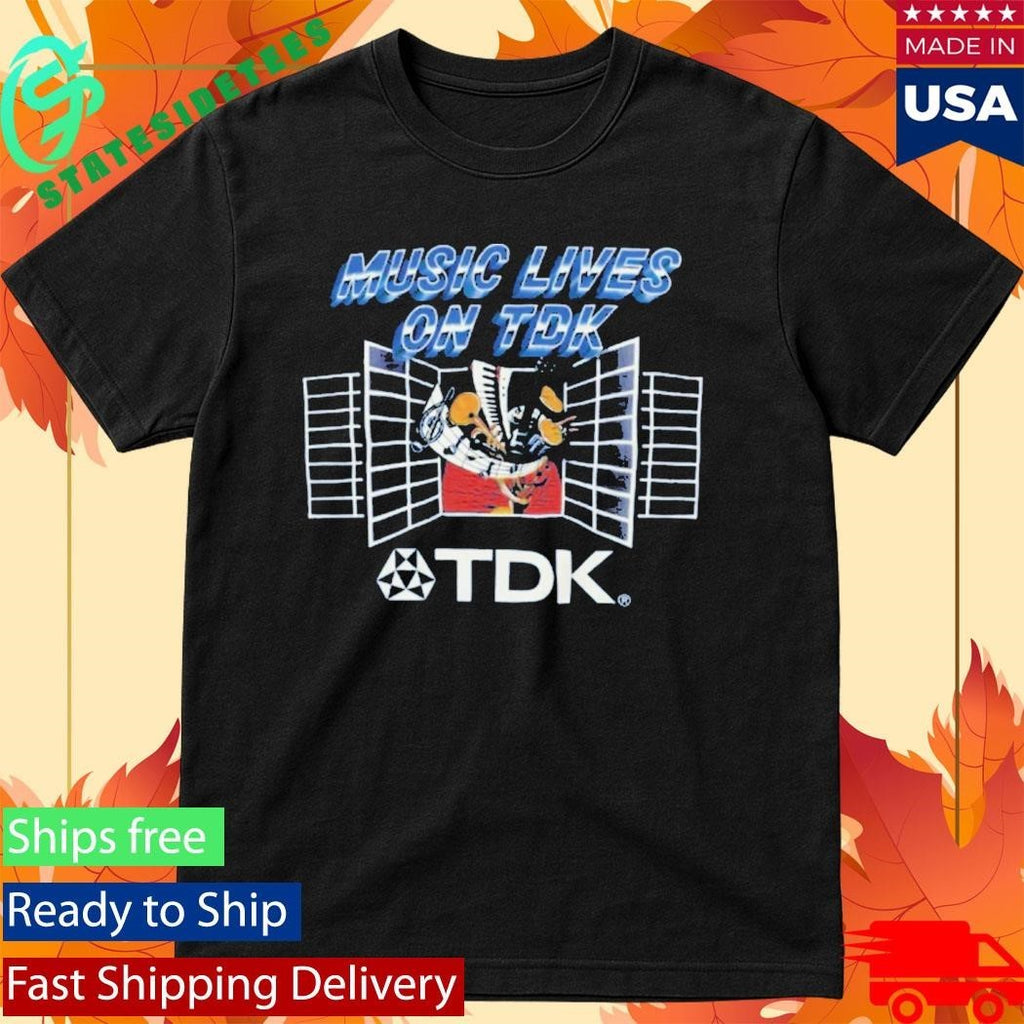 Music Lives On Tdk Shirt Unisex , , , Long Sleeve Tee