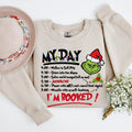 My Day I'M Booked Grinh I'M Booked Retro Movie Grinhmas Movie Lover Funny Grinhmas T-Shirts