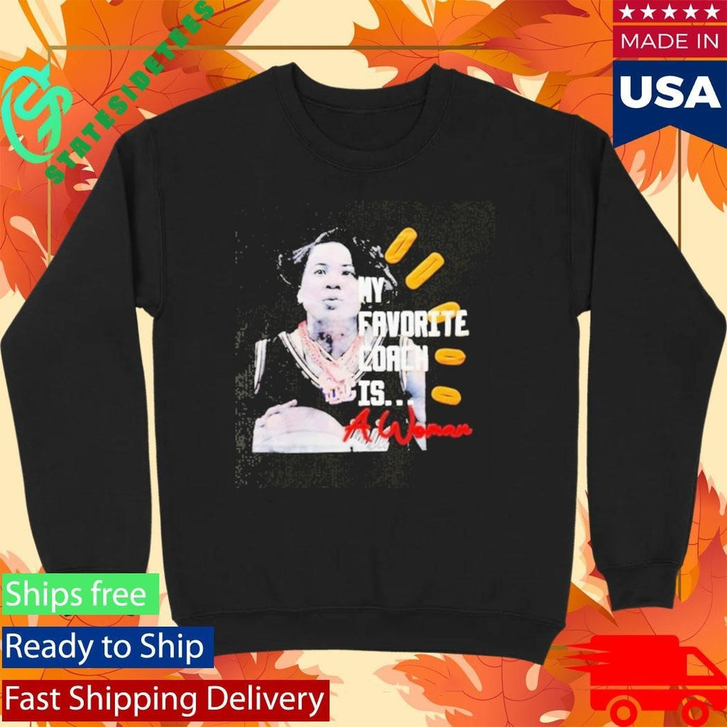 My Favorite Coach Is A Woman Shirt Unisex , , , Long Sleeve Tee