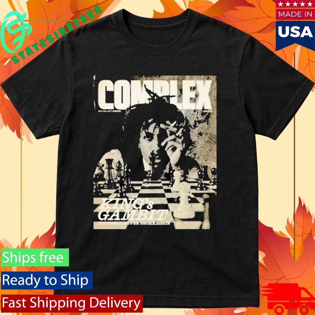 NBA YoungBoy King’s Gambit YoungBoy Never Broke Again On Complex Cover Star Shirt Unisex , , , Long Sleeve Tee