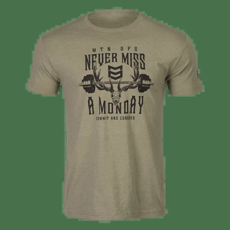 NEVER MISS MONDAY HUMOR SHIRTS FUNNY SHIRT T-Shirts