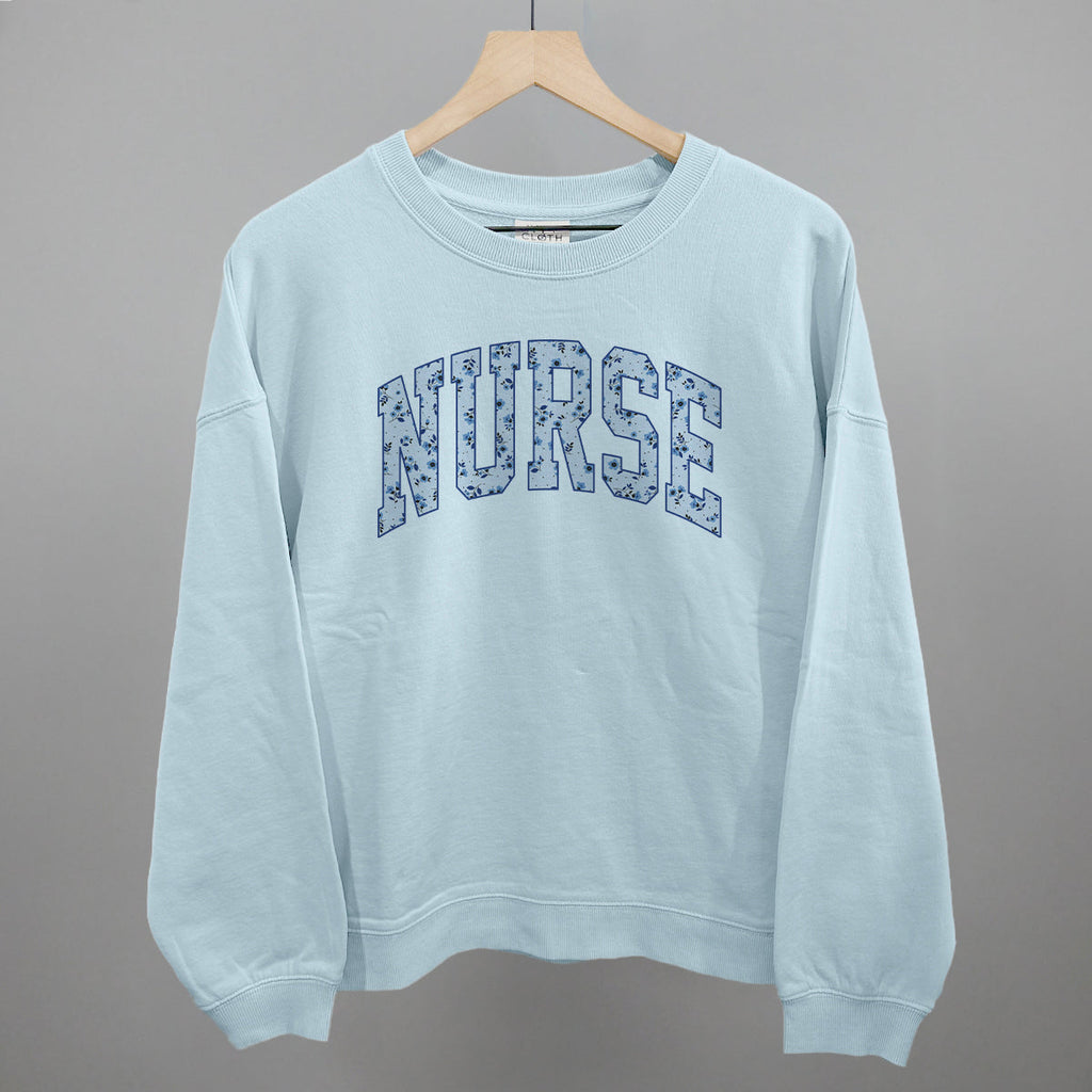Nurse Floral Block Arch T-Shirts