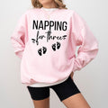 Napping Three Expecting Twins Pregnancy Reveal Pregnancy Announcement Expecting Mom Twin Baby Shower T-Shirts