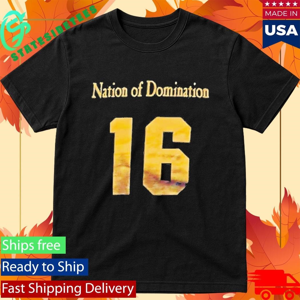 Nation Of Domination 16 Shirt Unisex , , , Long Sleeve Tee