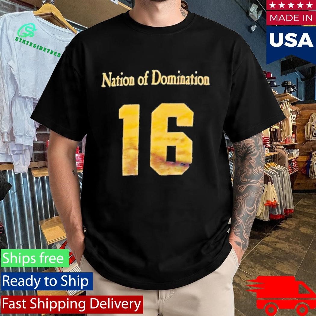 Nation Of Domination 16 Shirt Unisex , , , Long Sleeve Tee