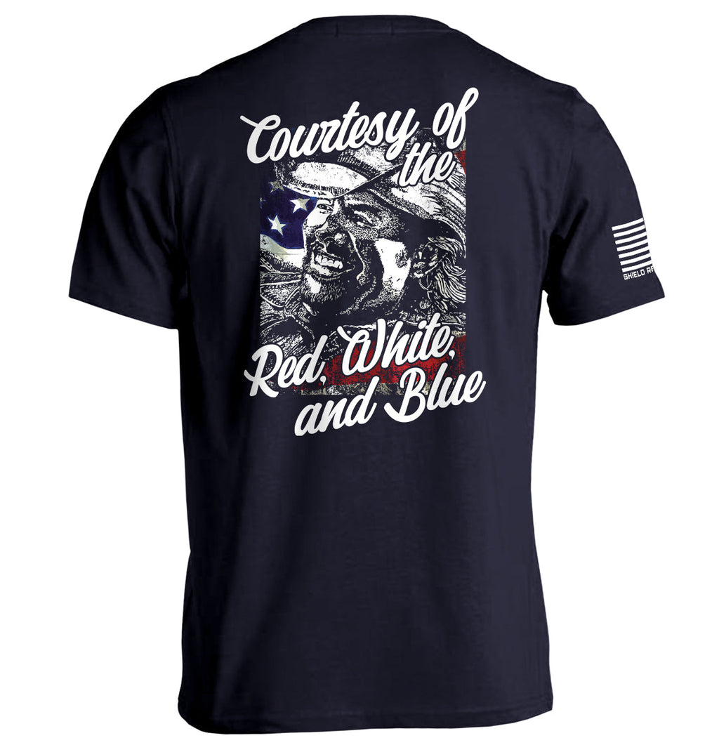 Courtesy Red White Blue T-Shirts