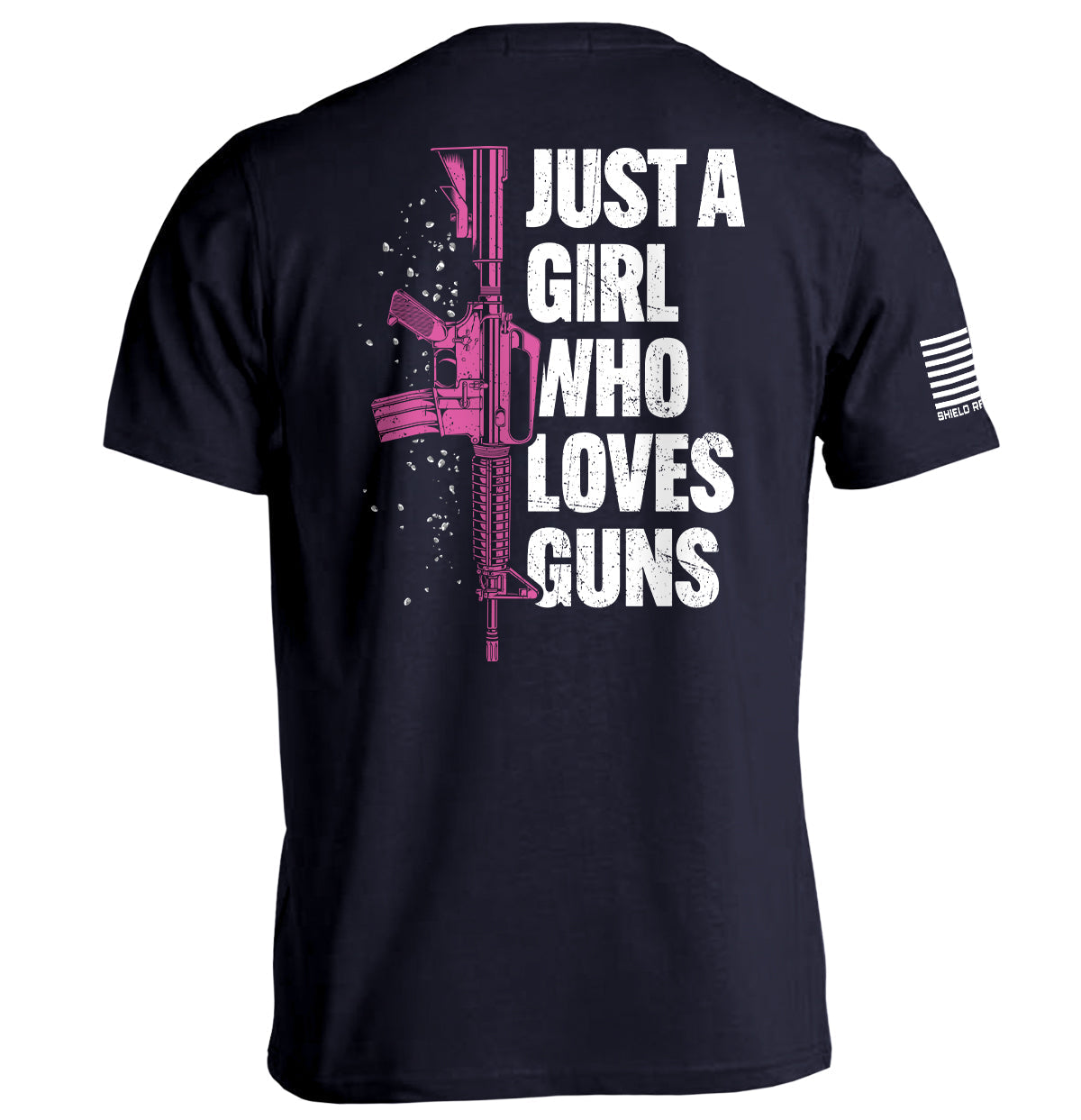 Just Girl Who Loves Guns T-Shirts