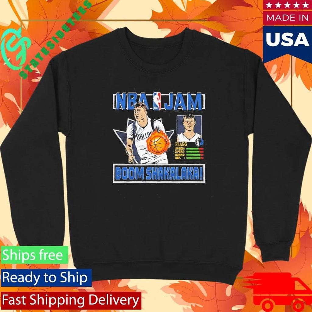 Nba Jam Mavericks Cooper Flagg Shirt Unisex , , , Long Sleeve Tee