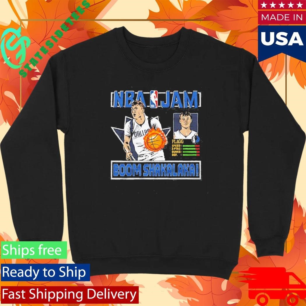 Nba Jam Mavericks Cooper Flagg Shirt Unisex , , , Long Sleeve Tee