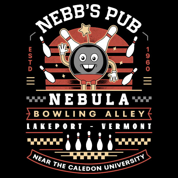 Nebb Bowling Mascot Emblem