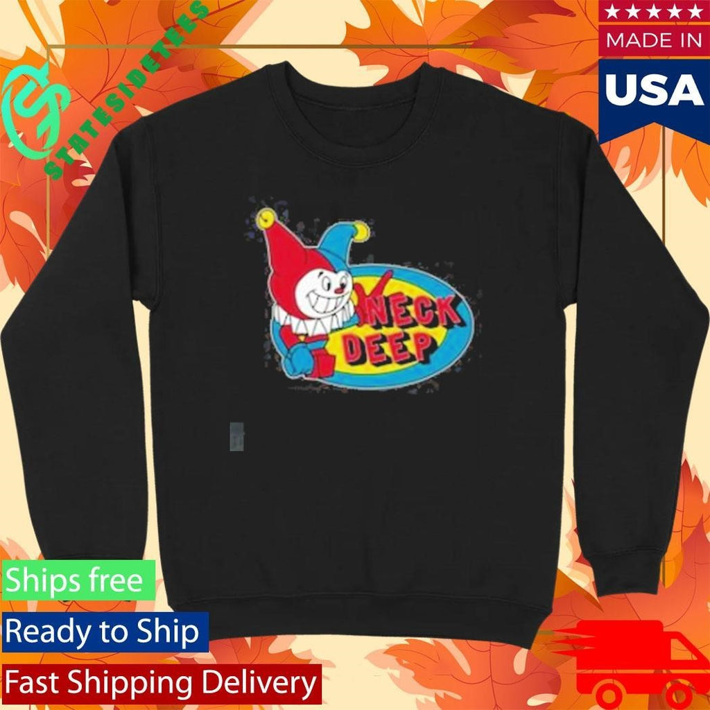 Neck Deep Jester Unisex , , , Long Sleeve Tee