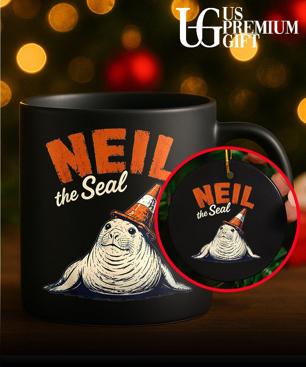 Neil The Seal Tasmania Elephant Seal Traffic Cone shirt