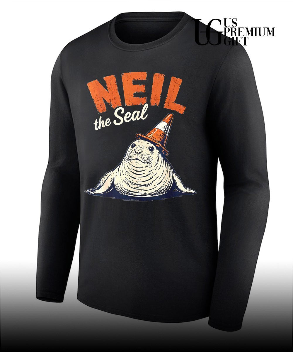Neil The Seal Tasmania Elephant Seal Traffic Cone shirt