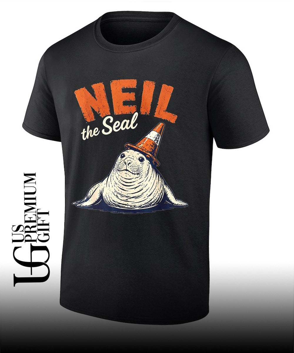 Neil The Seal Tasmania Elephant Seal Traffic Cone shirt