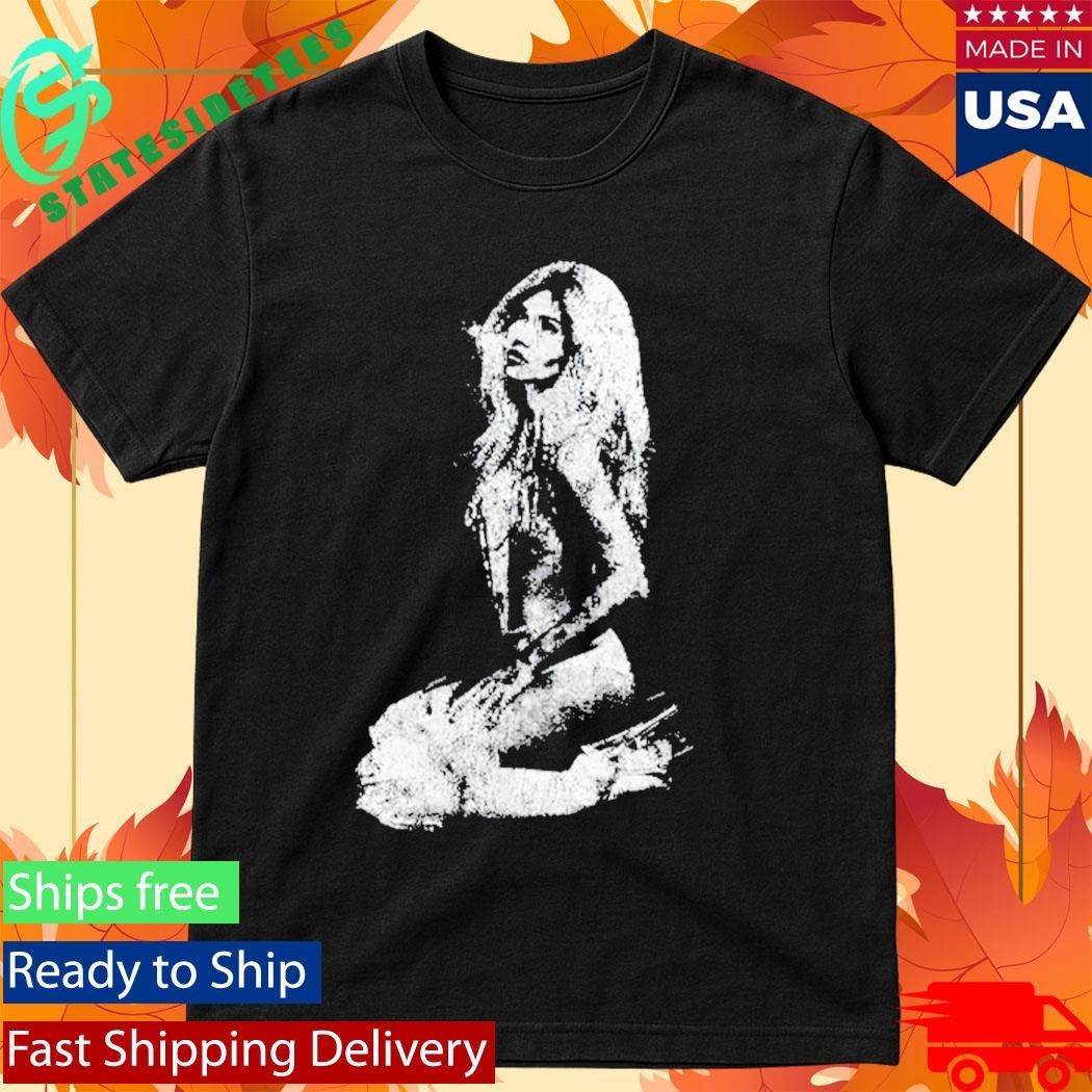 Nessa Barrett AFTERCARE Rhinestone Photo Shirt Unisex , , , Long Sleeve Tee