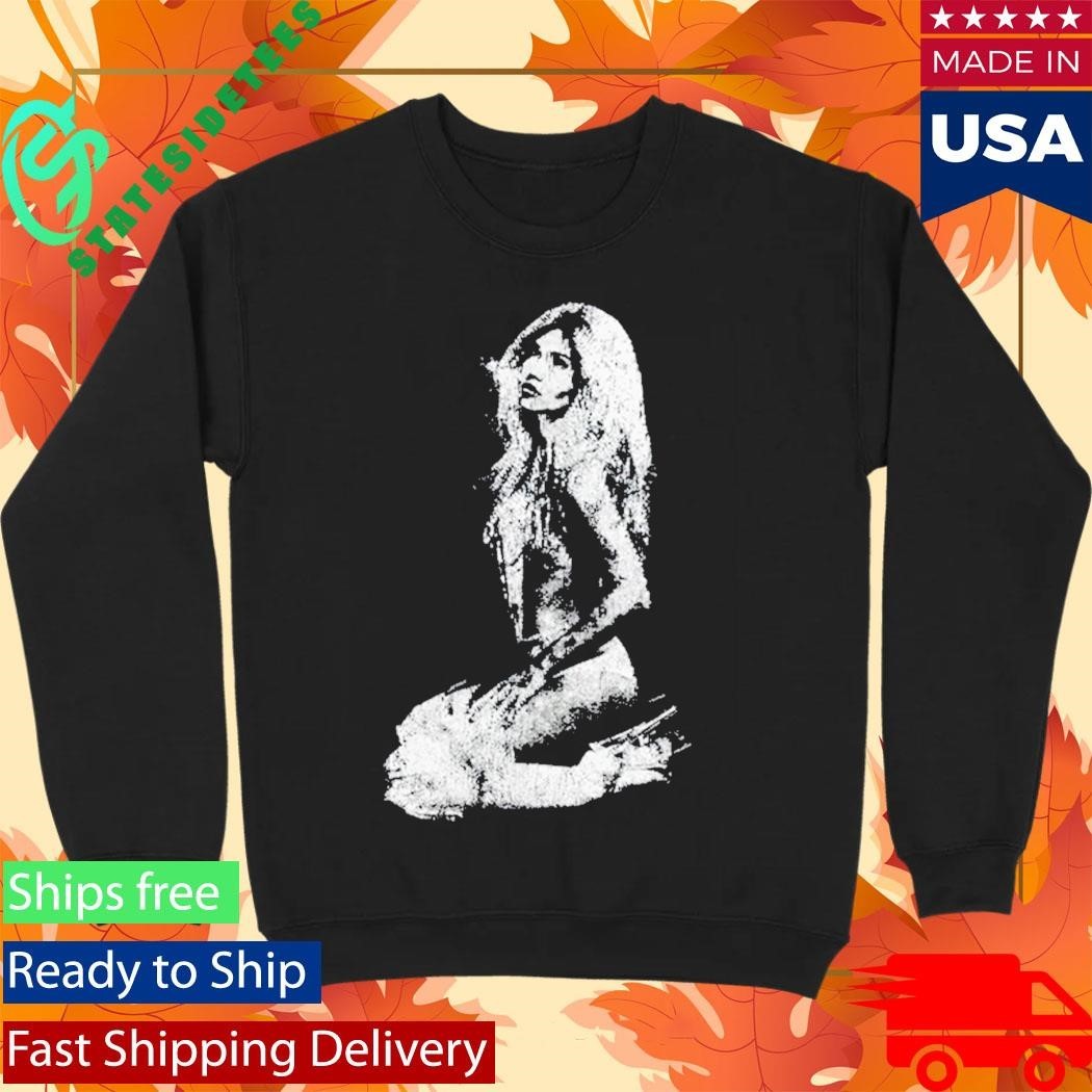 Nessa Barrett AFTERCARE Rhinestone Photo Shirt Unisex , , , Long Sleeve Tee
