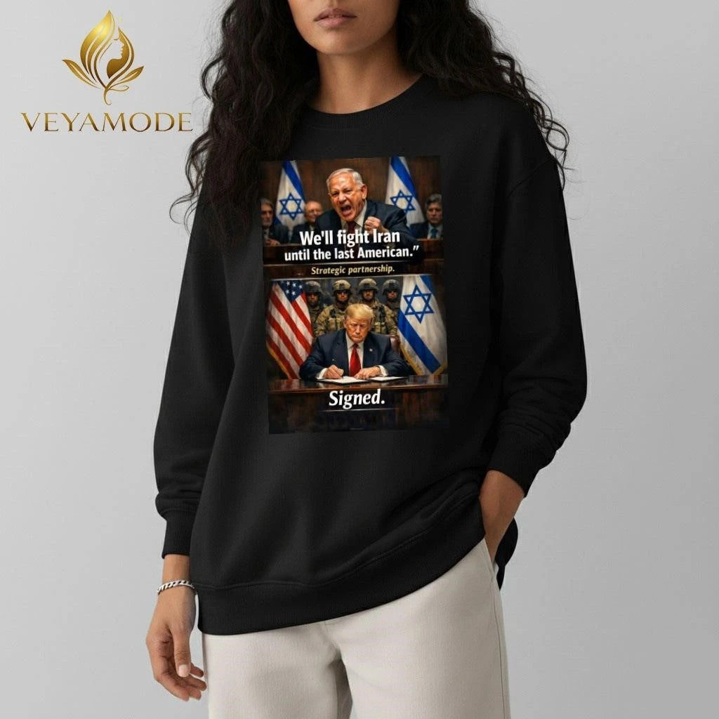 Netanyahu Mohamad Nader we’ll fight Iran until the last American strategic partnership Trump signed tee